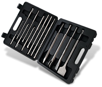 SDS PLUS DRILL & CHISEL SET 13PCE