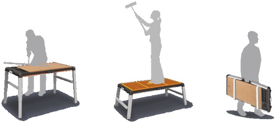 Home Garden Diy Tork Craft Work Bench 2 In 1 Standing