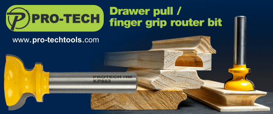 Pro-Tech Drawer-pull router bits