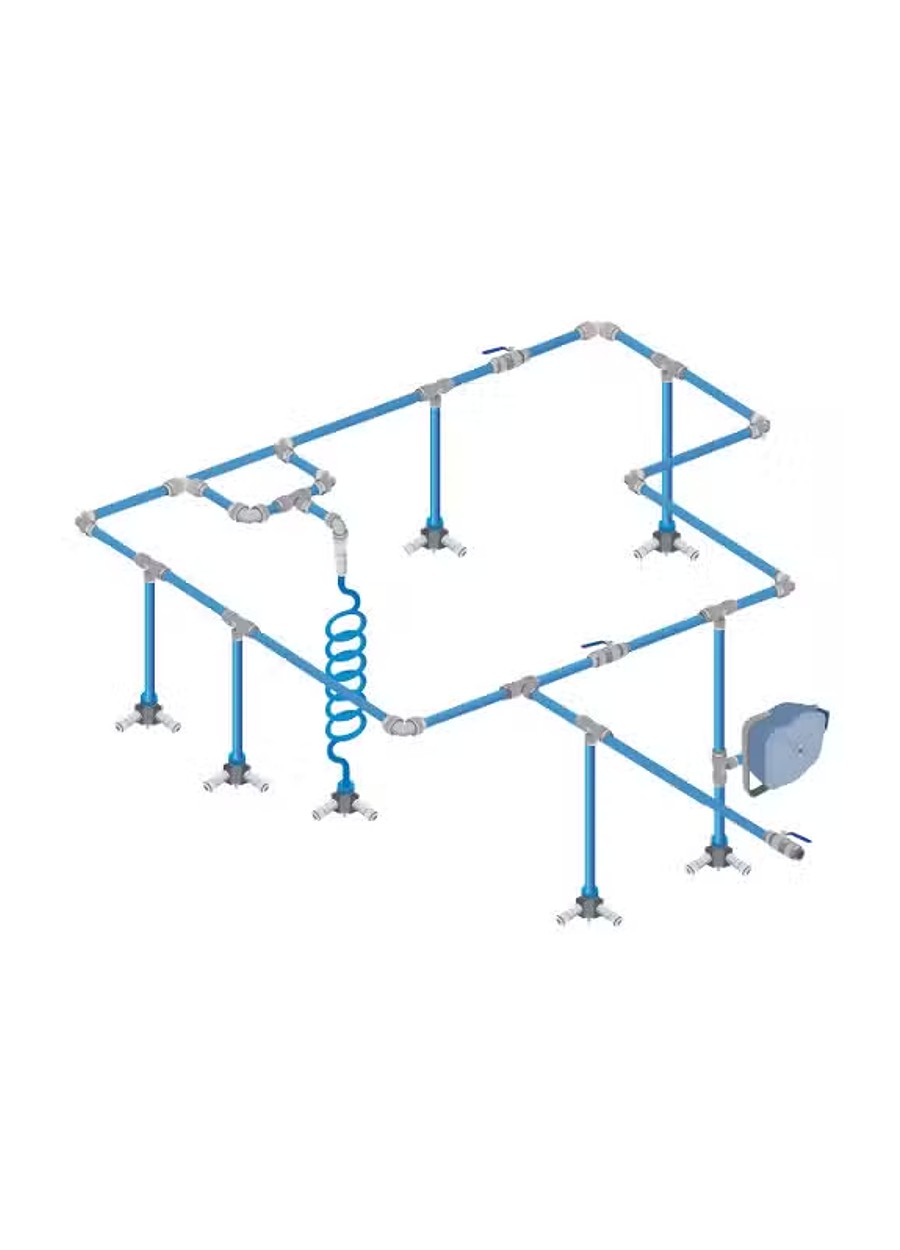 Compressed Air: The closed loop installation