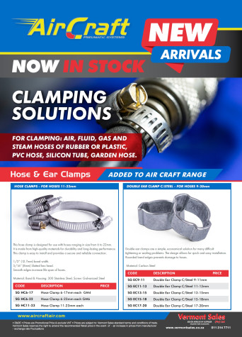 AirCraft Hose And Ear Clamps