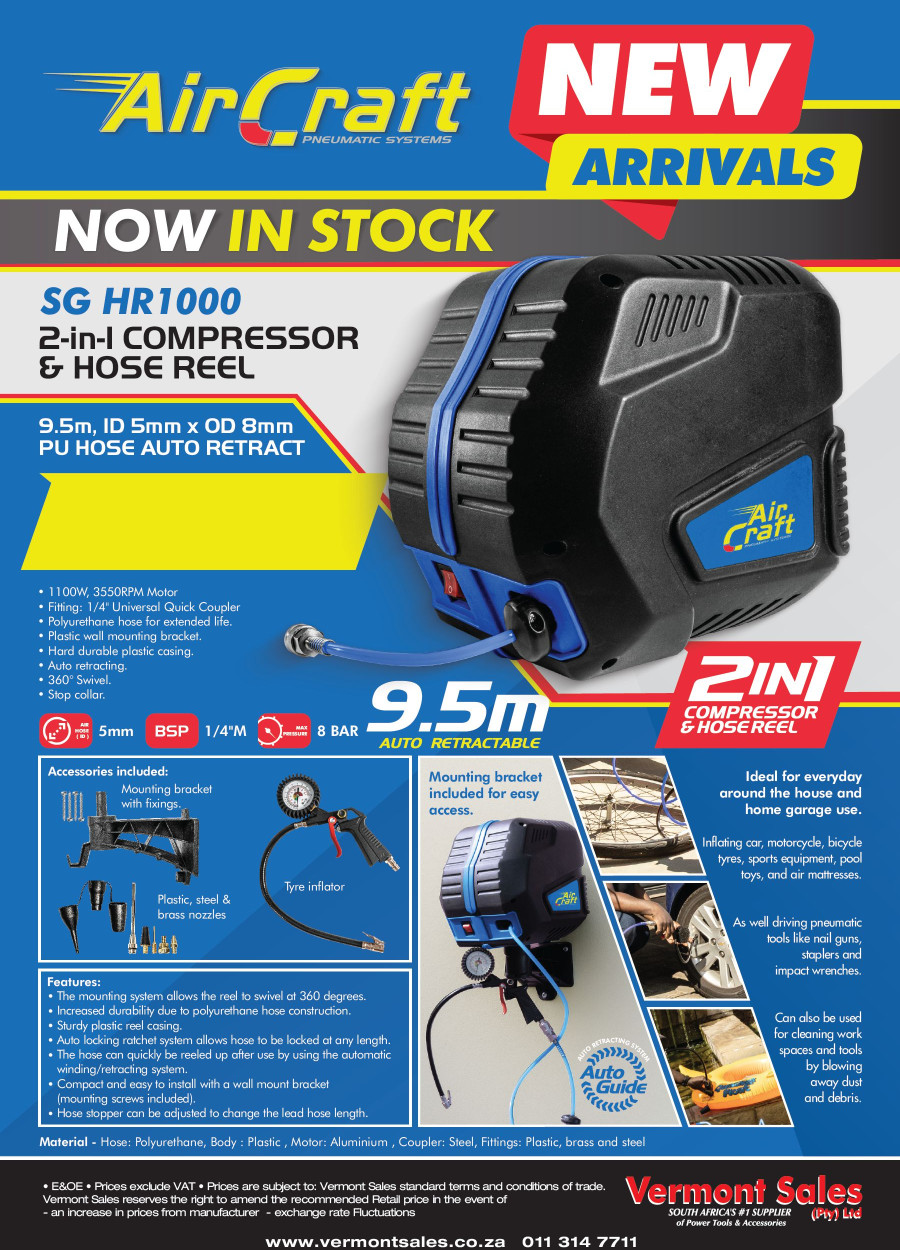 AirCraft SG HR1000 2-in-1 Hose-Reel