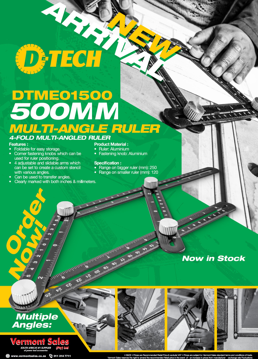 D-Tech Multi Angle Ruler