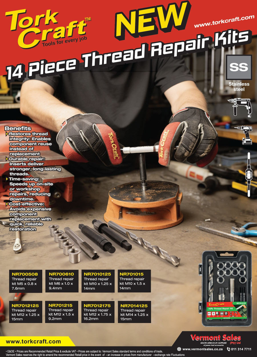Tork Craft 14PC Thread Repair Kits