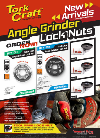 Tork Craft Angle Grinder Lock Nuts Tork Craft Angle Grinder Lock Nuts