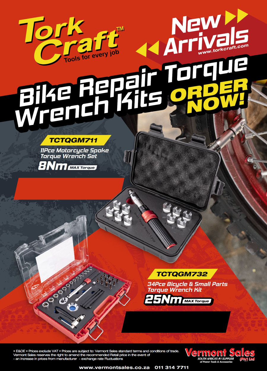 Tork Craft Bike Repair Torque Wrench Kit