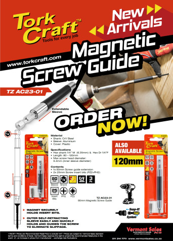Tork Craft Magnetic Screw Guide