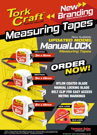 Tork Craft Measuring Tapes New Look