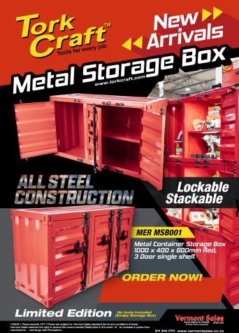 Tork Craft Metal Storage Box