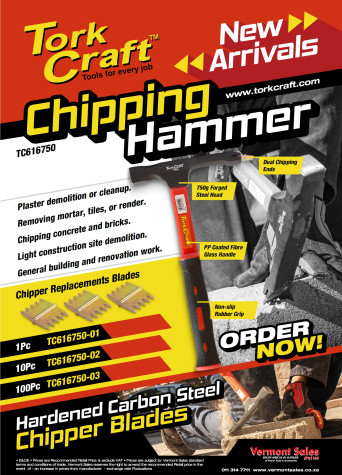 Tork Craft Scutch Comb Chipping Hammer