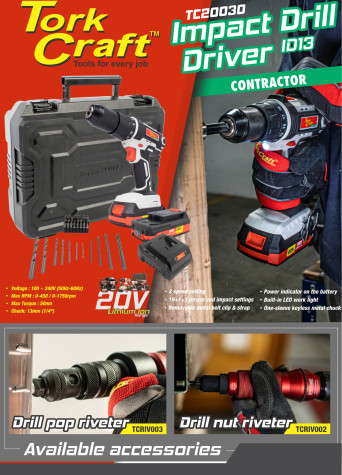 Tork Craft TCRIV003 Riveter