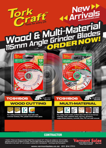 Tork Craft Wood And Multi-Material 115mm Angle Grinder Blades