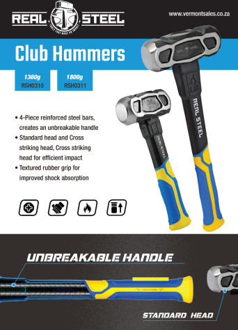 Real Steel Club Hammers