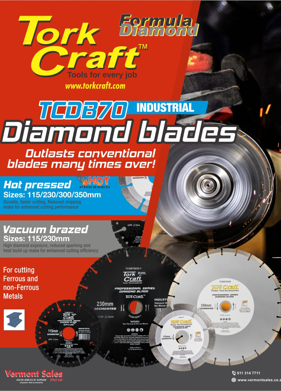 Tork Craft - Metal cutting diamond blades