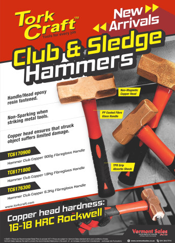 Tork Craft Club and Sledge hammers