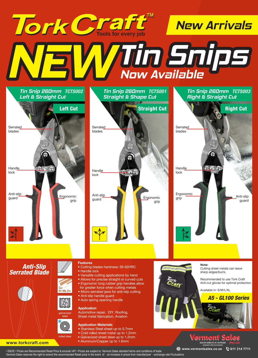 Tork Craft New Tin Snips