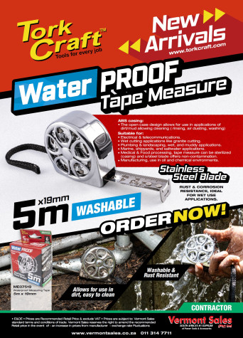Tork Craft Waterproof Tape Measure