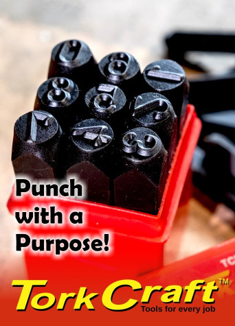 Tork Craft Number & Letter Punches