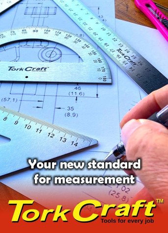 Tork Craft Carbon Steel Ruler Set