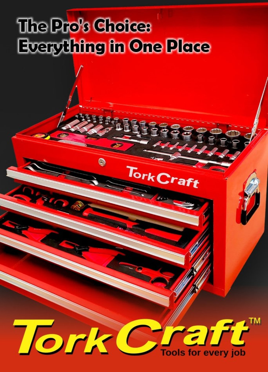 Tork Craft 254-piece Pro tool box Tork Craft 254-piece Pro tool box
