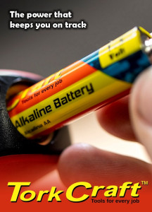 Tork Craft Batteries track Roof of Africa