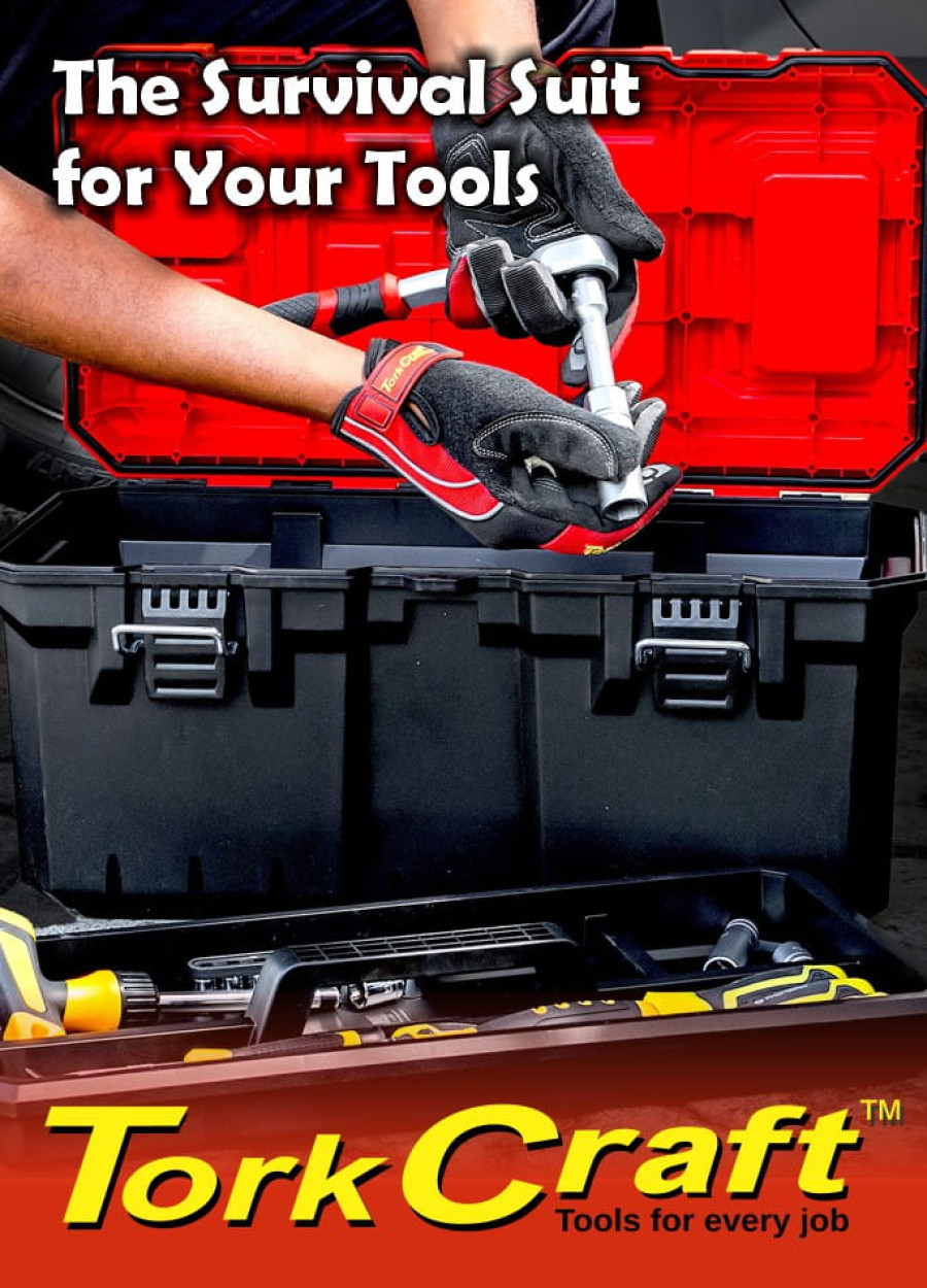 Tork Craft Heavy Duty Plastic Toolboxes