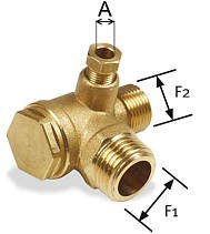 NON-RETURN VALVE 1/2M - 3/8M