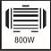 800W