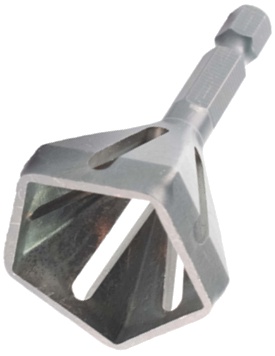 External Rotary Deburring Chamfer & Internal Countersink Chamfer Tool with  1/4 Hex Shank
